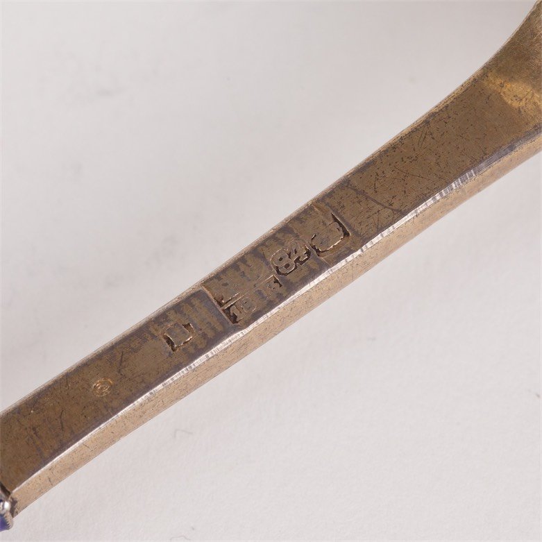 Silver strainer. I.P. Klebnikov workshop. Moscow, 1893. — image 3