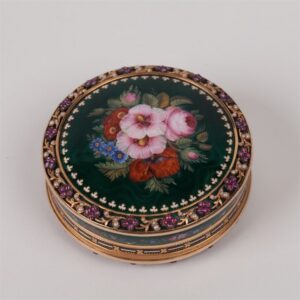 18K enamel gold box. — image 2
