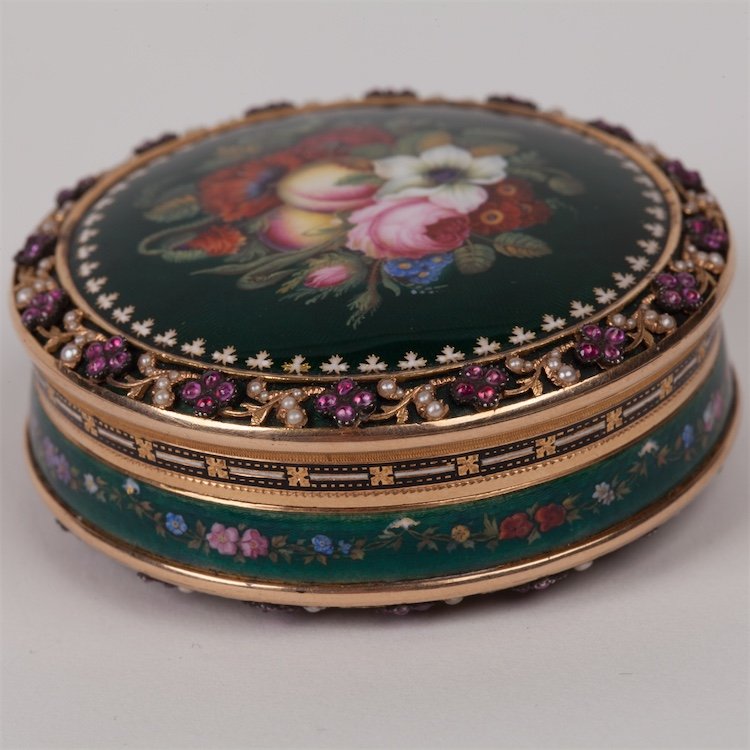 18K enamel gold box. — image 5