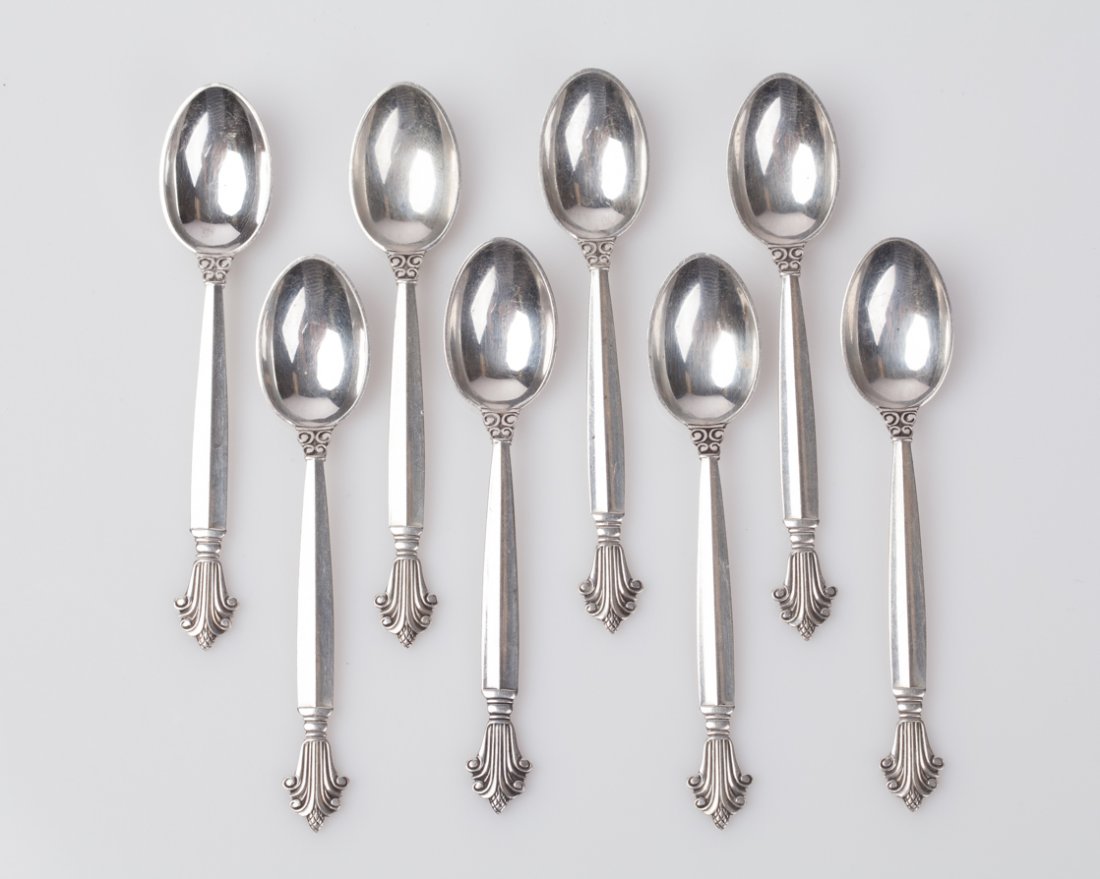 Coffee spoons. Georg Jensen. — image 1