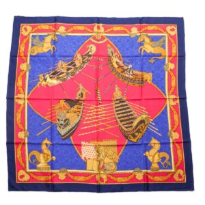 Hermes "Les bissone de Venise" silk scarf. 1987 — image 1