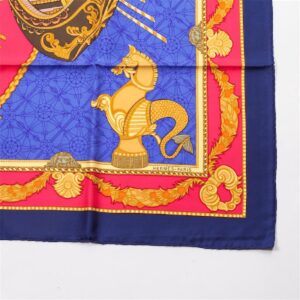 Hermes "Les bissone de Venise" silk scarf. 1987 — image 3