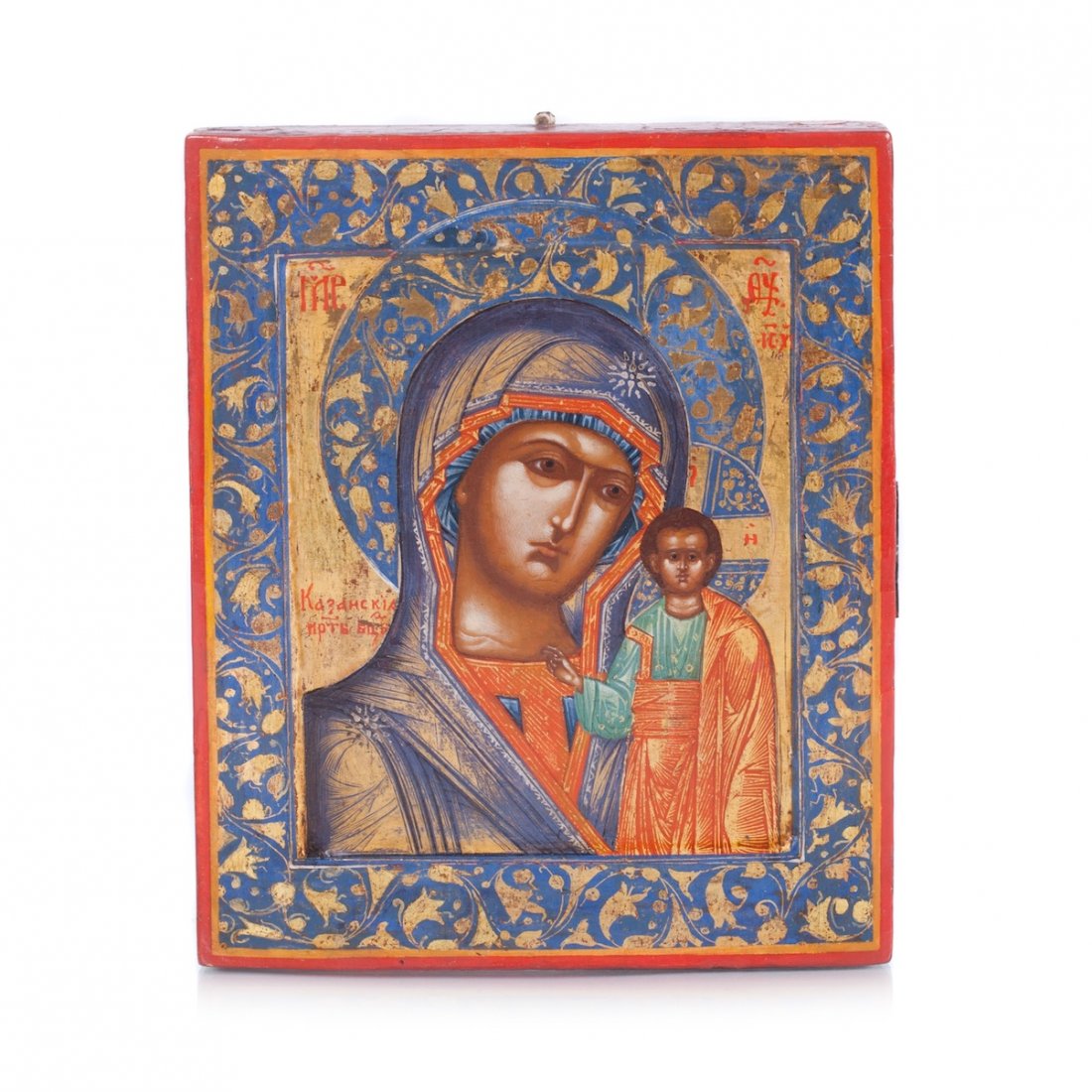Russian icon of Mother of God of Kazan. Central russia — image 1
