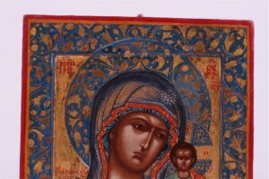 Russian icon of Mother of God of Kazan. Central russia — image 2