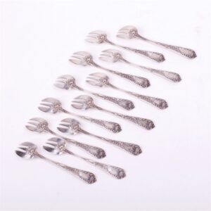 Set of 12 forks for oyster. — image 2