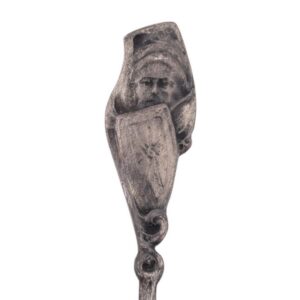 Silver cast tea-holder spoon "Bogatyr zastava" — image 3