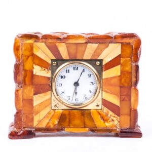 Desk clock with amber and alarm 1920s — image 2
