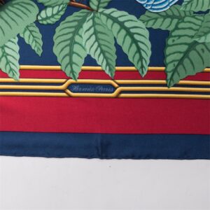 Hermes "Les perroquets" silk scarf, Joachim Metz.1984 — image 3