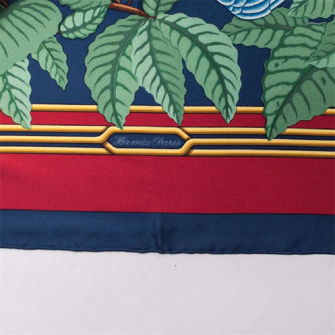 Hermes "Les perroquets" silk scarf, Joachim Metz.1984 — image 3