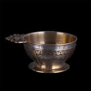 Russian presentation kovsh with a proverb — image 1