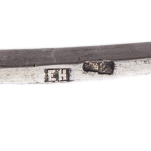 Silver cast tea-holder spoon "Bogatyr zastava" — image 4