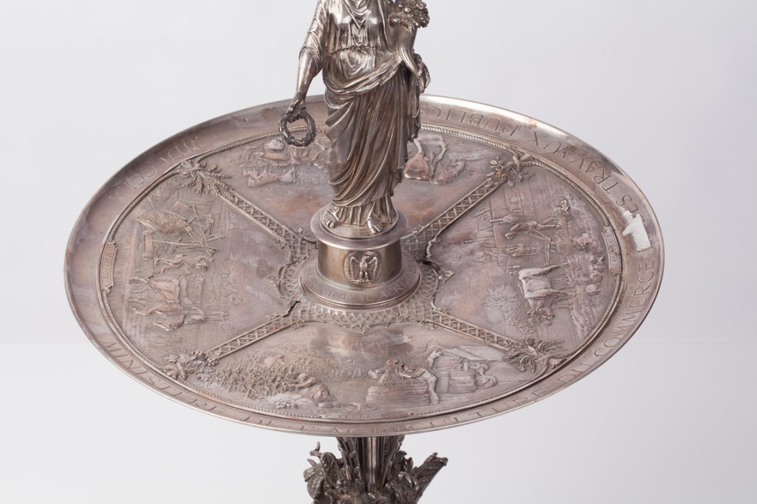 French Silver figural Centerpiece. Christofle — image 2