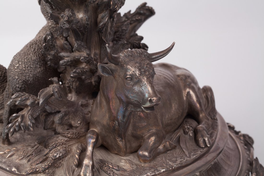 French Silver figural Centerpiece. Christofle — image 4