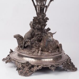 French Silver figural Centerpiece. Christofle — image 5