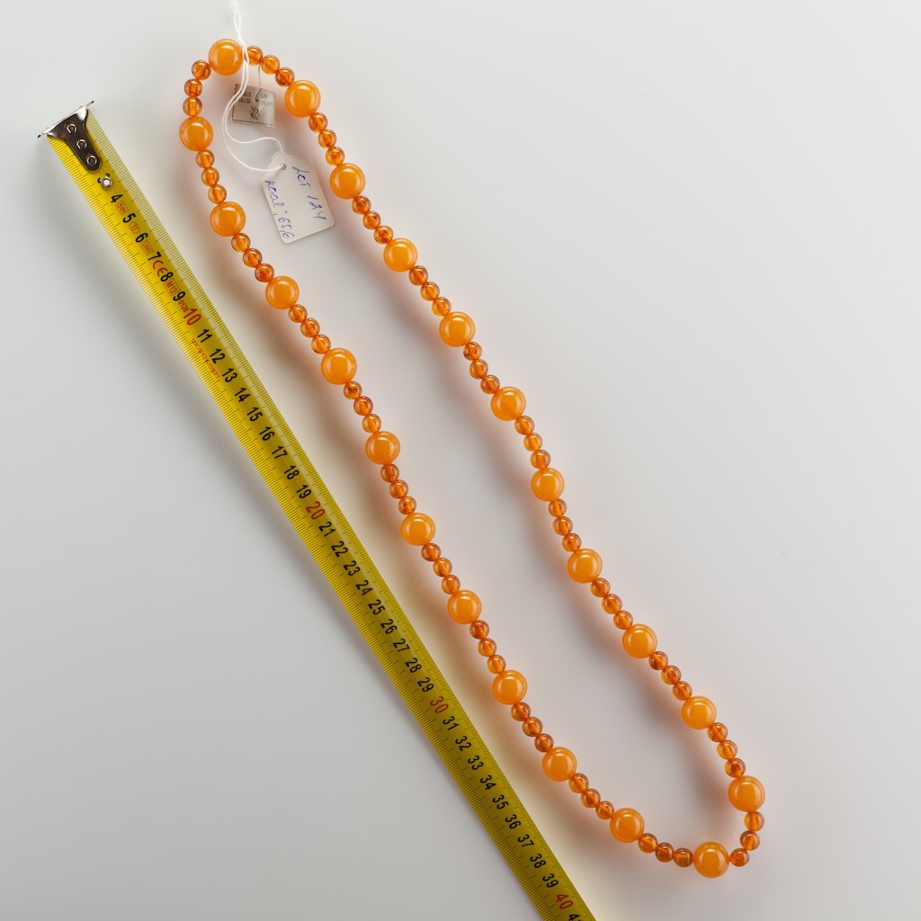 Natural Baltic Amber necklace. — image 1