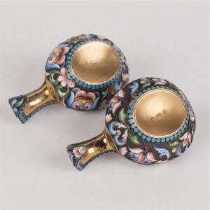 Pair of small kovshes. Moscow, 1908-1917. — image 4