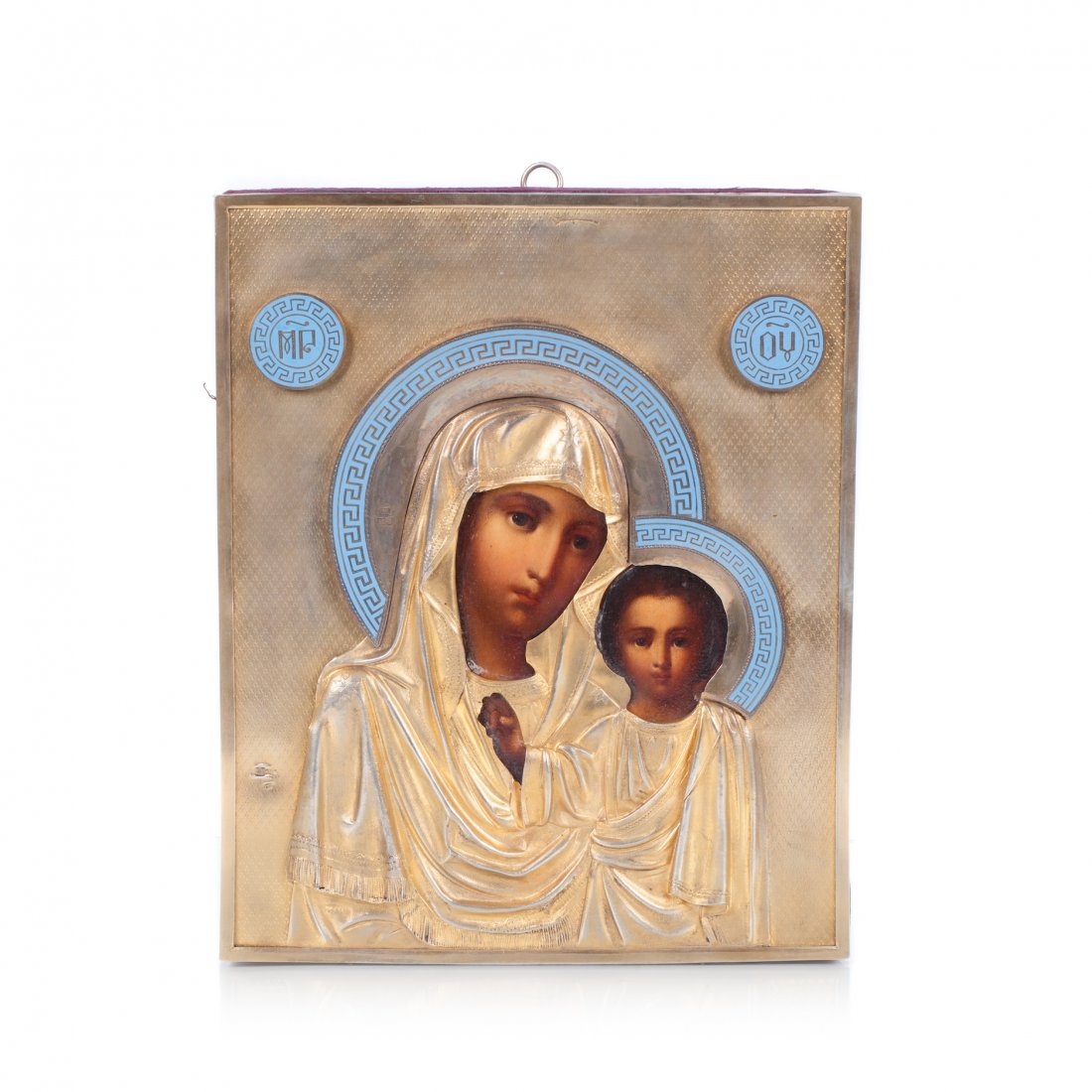 Russian icon of Mother of God of Kazan. Galkin brothers — image 1