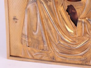 Russian icon of Mother of God of Kazan. Galkin brothers — image 3