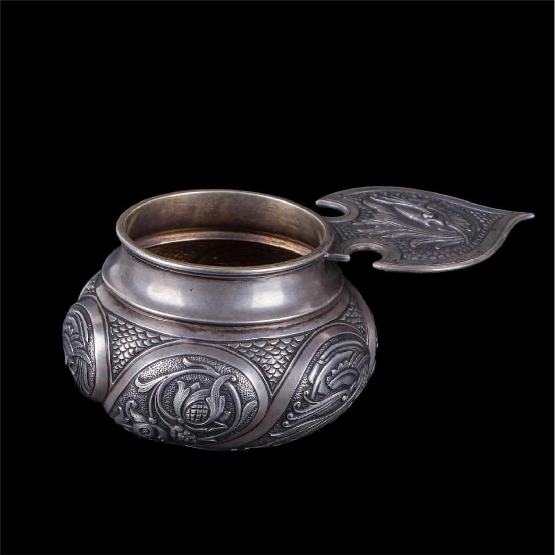 Unusual Art Nouveau kovsh, Khlebnikov — image 1