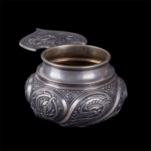 Unusual Art Nouveau kovsh, Khlebnikov — image 2