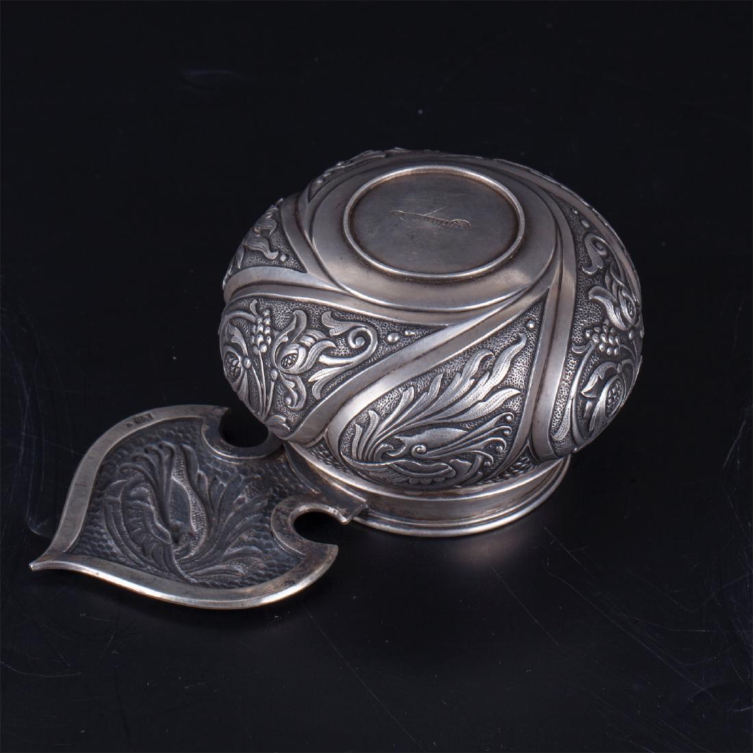 Unusual Art Nouveau kovsh, Khlebnikov — image 5