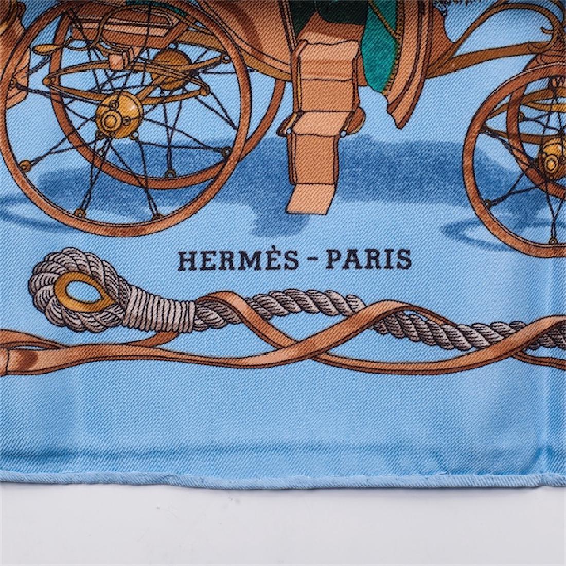 Hermes "Musée" silk scarf, Author Philippe Ledoux. 2009 — image 2