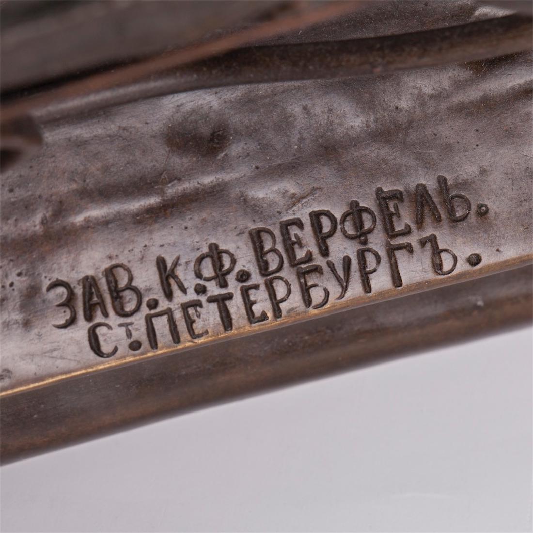 Russian bronze by Vasiliy Grachev "Winter sleigh" — image 6