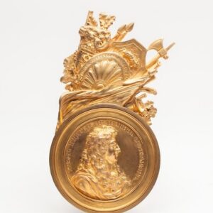 Russian bronze plate Count Osterman — image 1