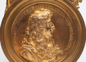 Russian bronze plate Count Osterman — image 2