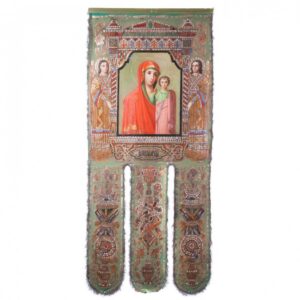 Russian gonfalon (icon for ceremonial action). — image 1