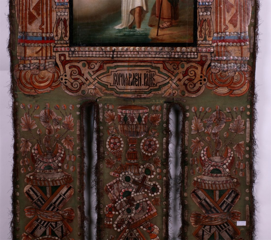 Russian gonfalon (icon for ceremonial action). — image 7