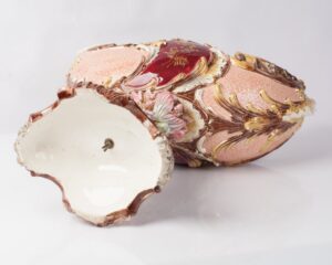 An Eichwald majolica centerpiece. — image 7