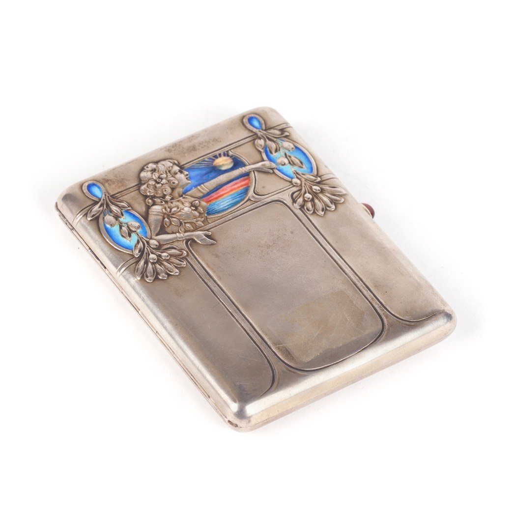 Cigarette case. 4 Moscow Artel. Moscow, 1908-1917. — image 1