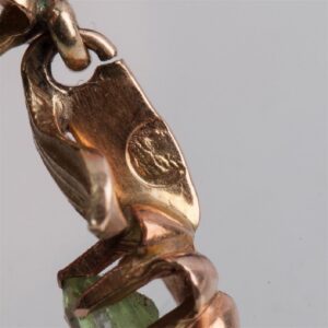 Gold,56 pendant with demantoids — image 7