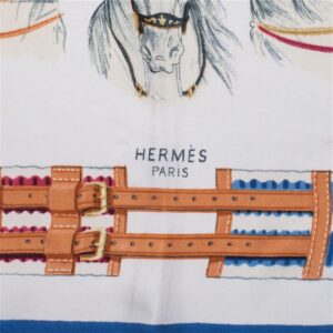 Hermes "Panache & Fantaisie" silk scarf, Hugo Grygkar. — image 3