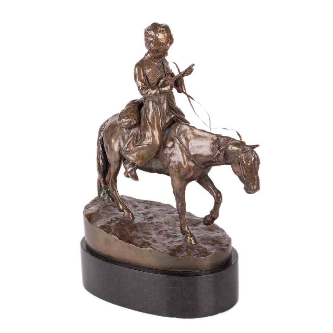 Russian bronze "Cossack of Malorossiya" by M.Wolf — image 2