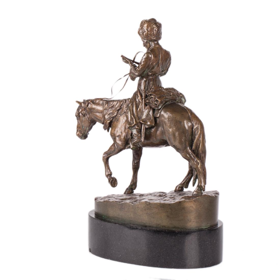 Russian bronze "Cossack of Malorossiya" by M.Wolf — image 4