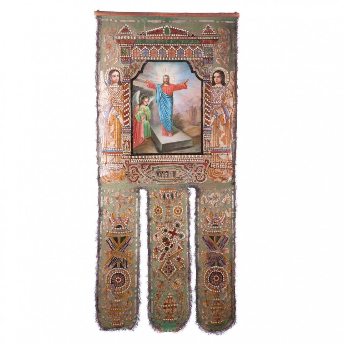 Russian gonfalon (icon for ceremonial action). — image 4