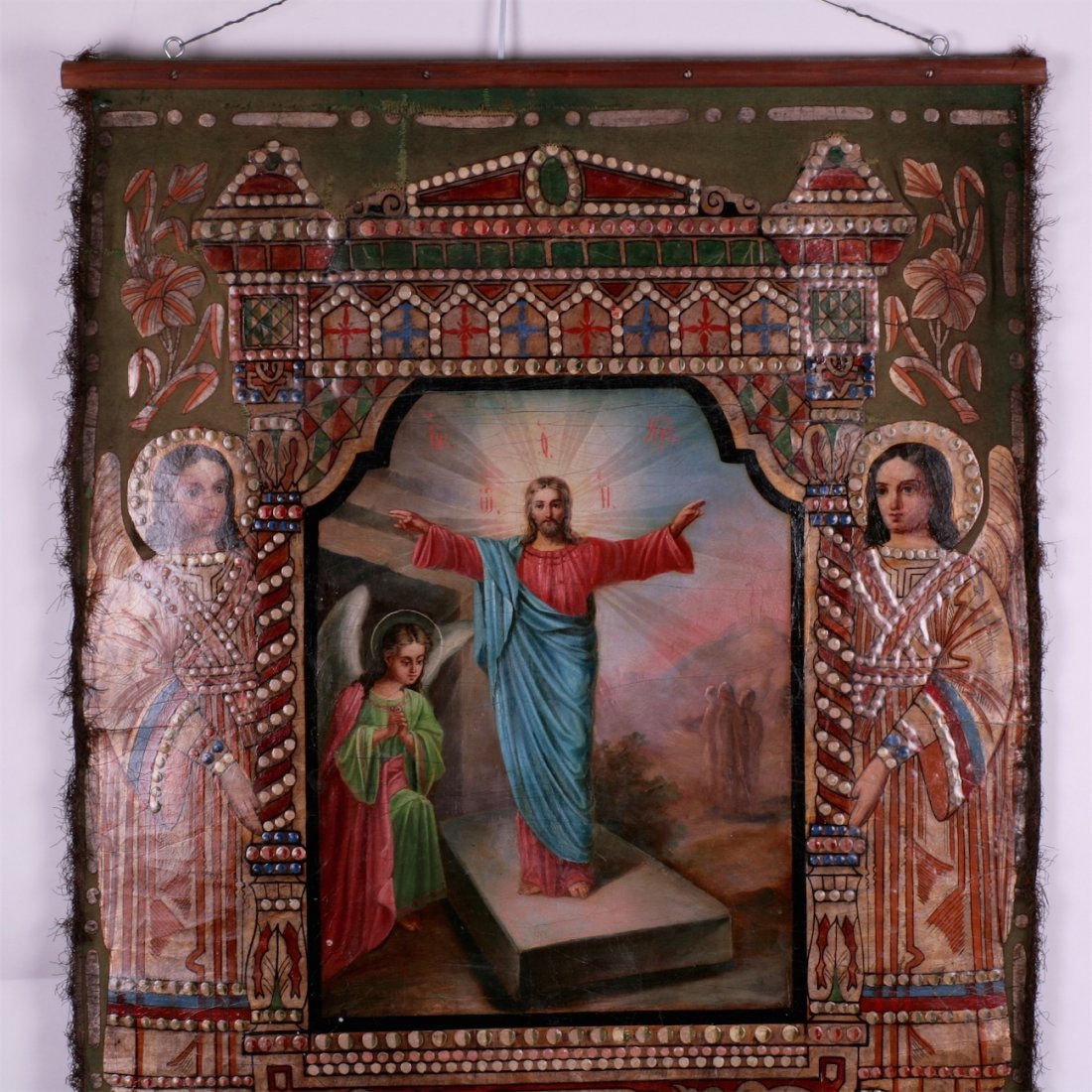Russian gonfalon (icon for ceremonial action). — image 5