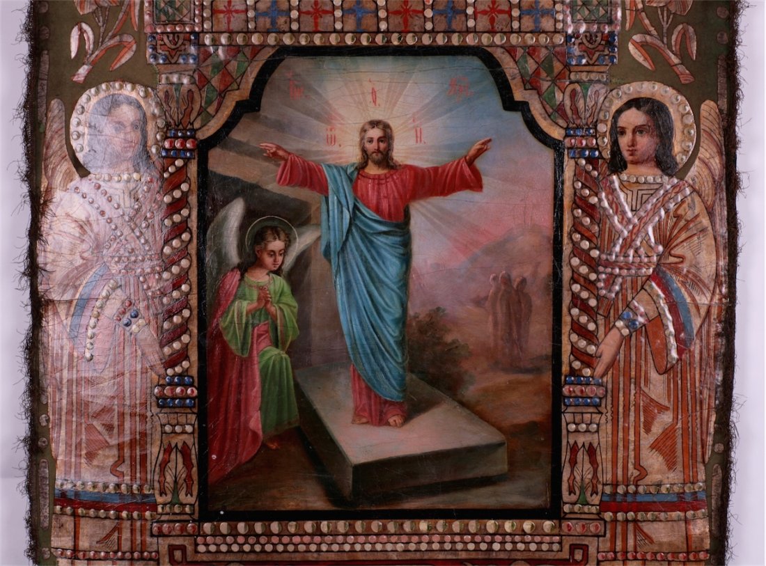 Russian gonfalon (icon for ceremonial action). — image 7
