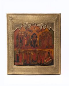 Russian Icon Pokrov of Mother of God — image 1