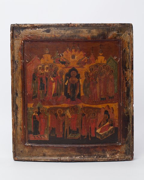 Russian Icon Pokrov of Mother of God — image 2