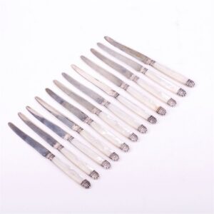 Set of 12 dessert knifes. French. — image 1