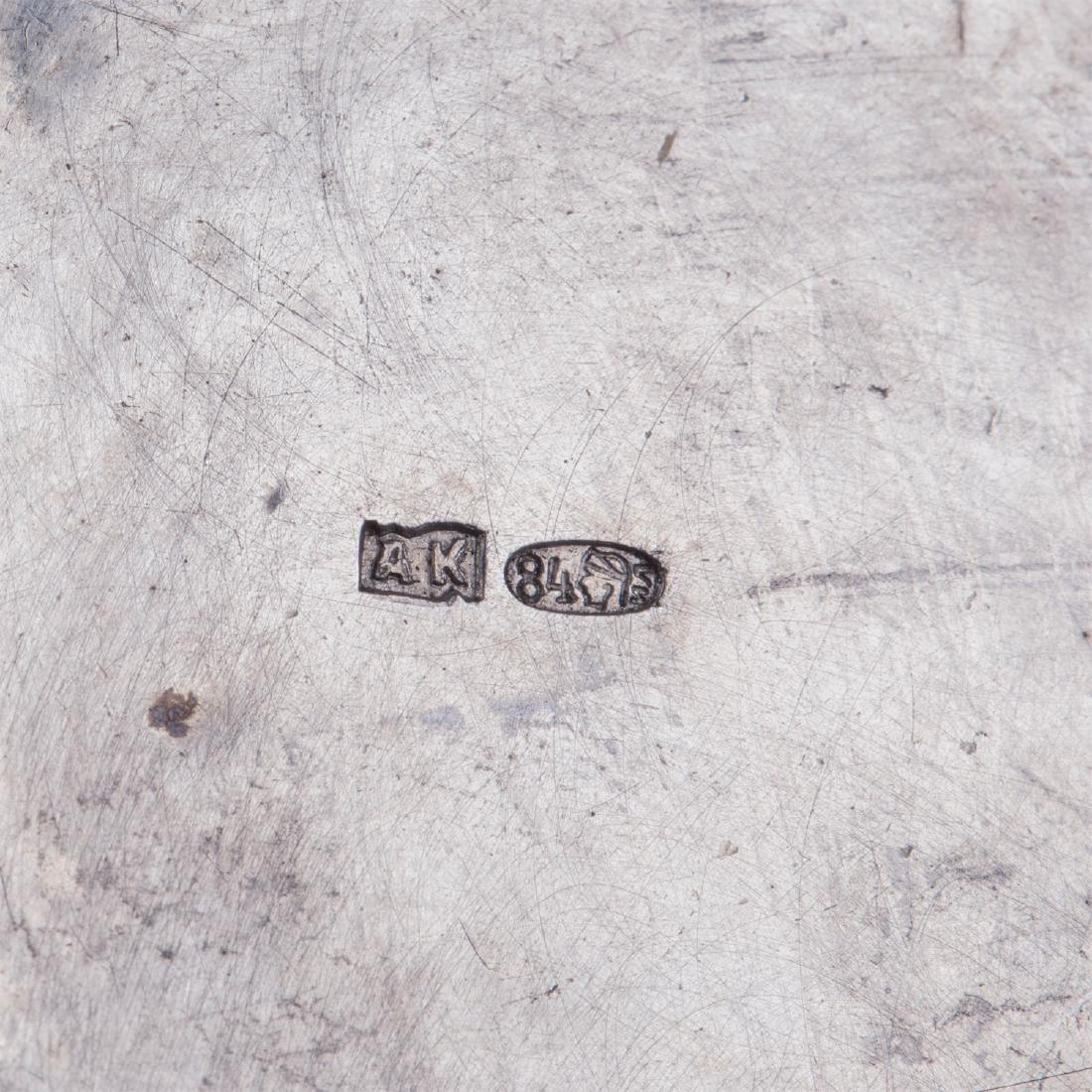 Unusual Russian presentation silver kovsh — image 7