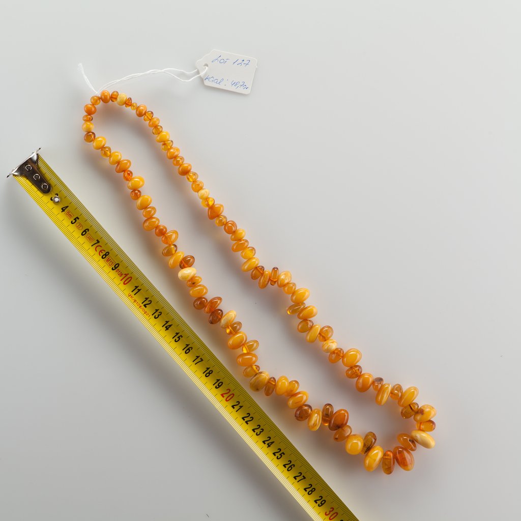 Natural Baltic Amber necklace. — image 3