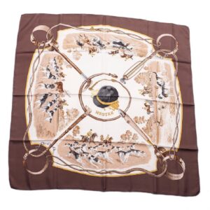 Rare Hermes "Meutes" silk scarf,Author Philippe — image 1