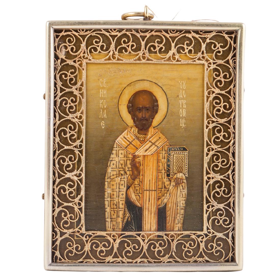 Russian icon of Saint Nicolay the Wonderworker — image 2