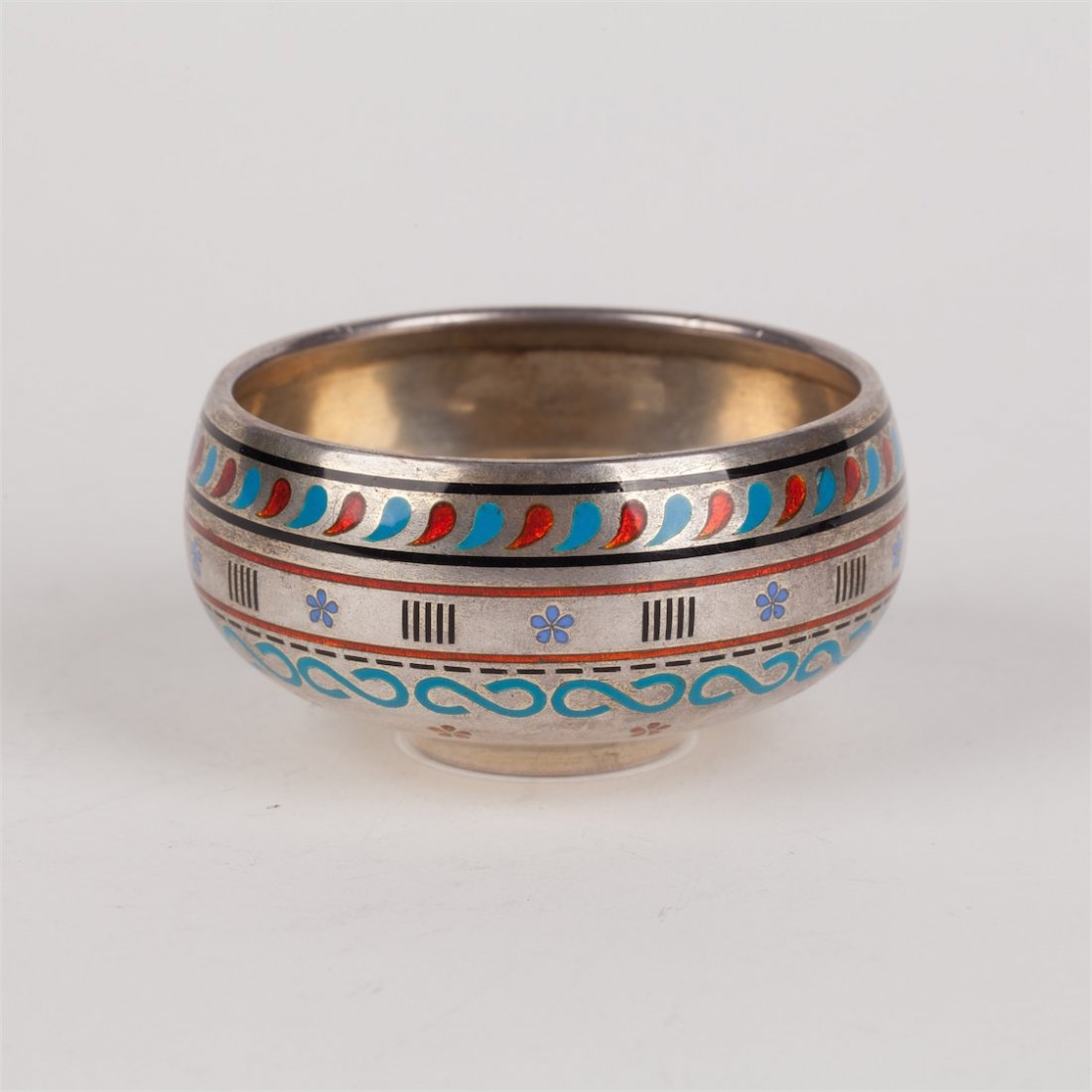 Silver salt cellar. I.P. Khlebnikov manufactory. 1871. — image 3