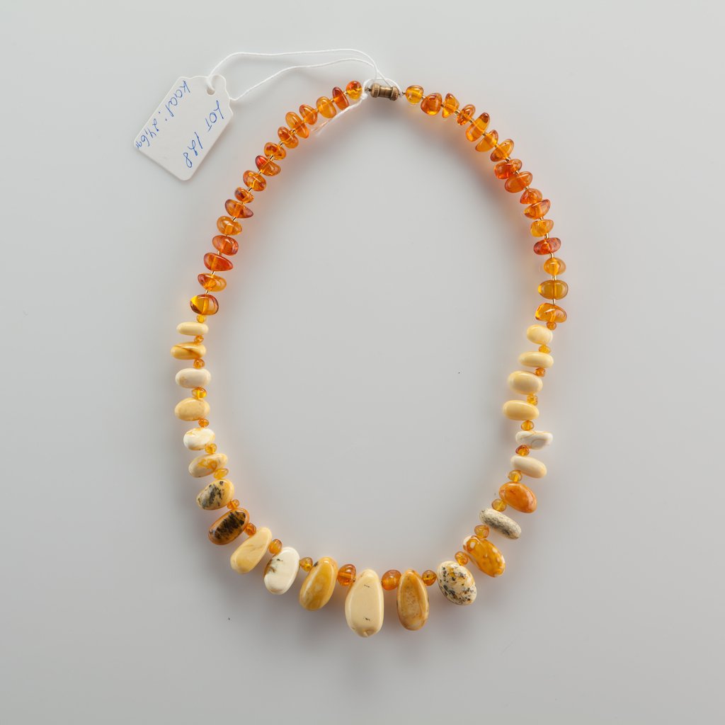 Natural Baltic Amber necklace,mixed stones. — image 1