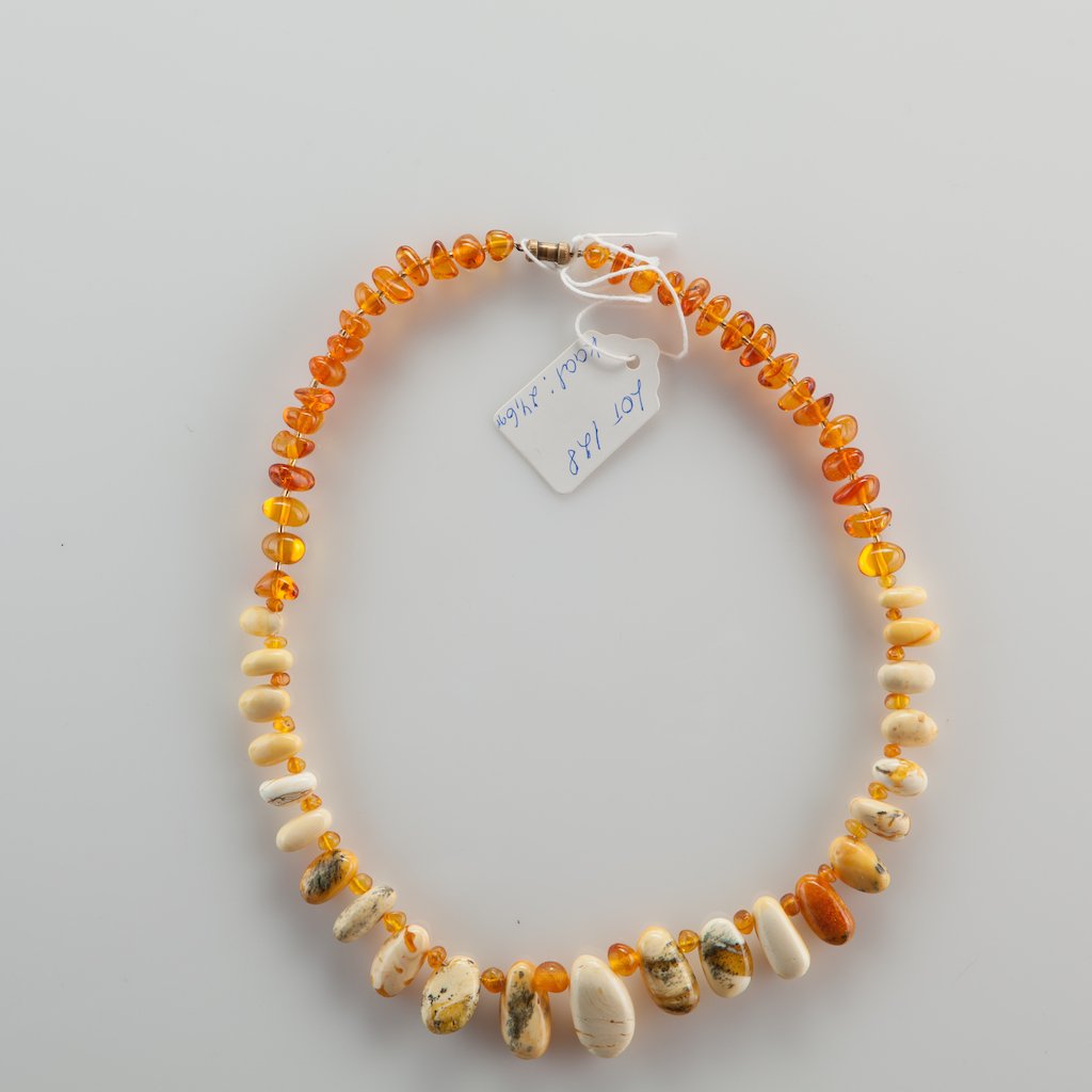 Natural Baltic Amber necklace,mixed stones. — image 2